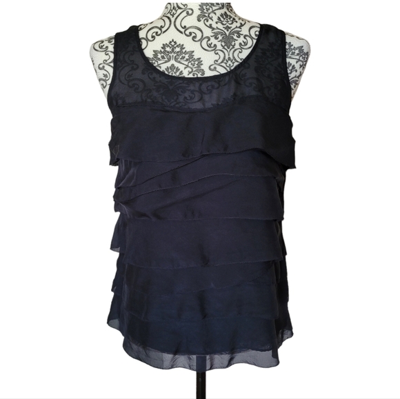 Club Monaco silk layered sleeveless blouse​ - Picture 1 of 12